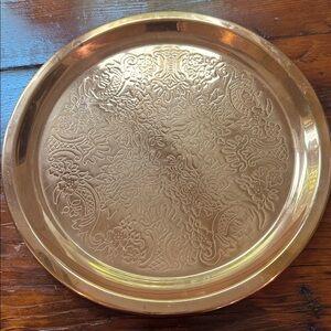 Princess House Copper Tray